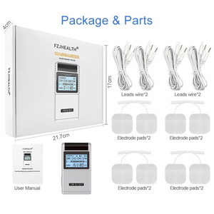 2020 4 Unabhängige Kanäle Schmerz linderung behandlungen Mini Tens Unit Digitale Therapie maschine Tens Maschine Ems Tens Massage gerät - Product Image 5