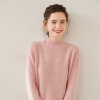 Pull en cachemire à col roulé pour femme, décontracté, ample, en maille, automne/hiver, nouvelle couleur unie, tailles S-2XL