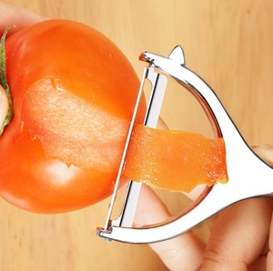 Pelador de frutas y verduras para uso doméstico, herramienta de cocina de frutas de acero inoxidable práctica y conveniente, pelador de frutas - Product Image 3