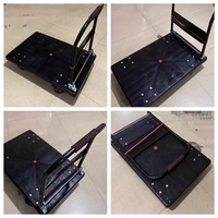 YFMHL21 prix de gros 150kg 300kgLoad 60*40cm Durable noir ou bleu pliant en nylon plate-forme en plastique chariot à main