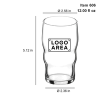 Verre à whisky en verre de 10,25 oz avec base épaisse, transparent, pour whisky, vodka, usage en bar, vente en gros