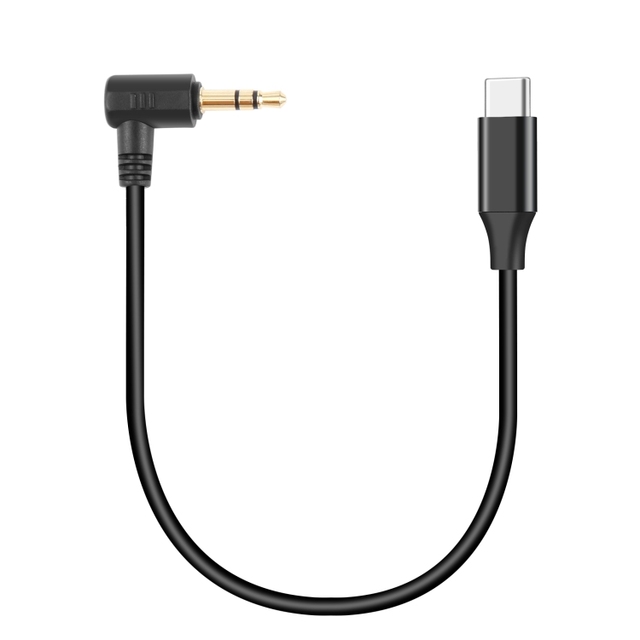 PULUZ 3.5mm TRS Male to Type-C / USB-C Male Live Microphone Audio Adapter Cable