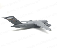 Modèle d'avion de transport américain C-17 à l'échelle 1:200, modèle en alliage moulé sous pression, simulation de chasseur, technique de moulage en métal, jouets, véhicule