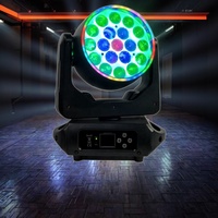 Nouveauté : projecteur LED Wash 19x15w mac Aura LED Zoom mac Aura 19x15W Moving Head Light avec effet d'anneau LED