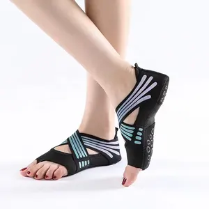 Calzini da Yoga antiscivolo per sport Indoor VIGFIT con impugnatura scarpe da Yoga per Pilates per donna