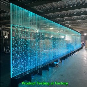 Hot bán trang trí nội thất LED Dancing Acrylic đài phun nước bong bóng tường/Bảng điều khiển hiển thị - Product Image 6