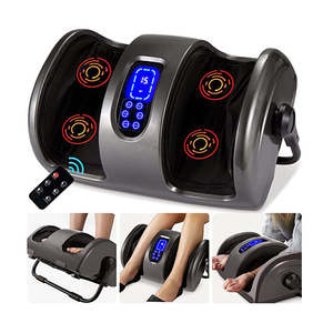 Nouveau masseur de pieds et de mollets Shiatsu 5 en 1, télécommande, panneau tactile, matériau ABS, 220V/110V, réflexologie, thérapie chauffante, soulagement de la douleur - Product Image 4