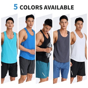 Running Muscle débardeur séchage rapide entraînement <span class=keywords><strong>Gym</strong></span> gilet musculation vêtements respirant chemises entraînement sport gilet <span class=keywords><strong>Gym</strong></span> hauts pour hommes - Product Image 4