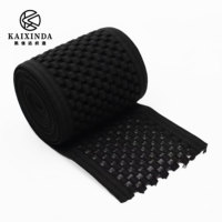 Bande élastique en polyester respirante et durable à motif géométrique pour ceinture de soutien sportif et couture de vêtements