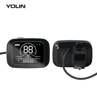 Écran LCD YOLIN YL-81C pour vélo électrique, 2,6 pouces, luminosité 80 nits, accessoires pour vélo électrique, IP65