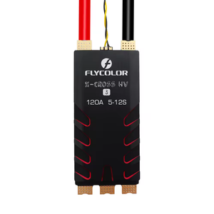 FLYCOLOR X-CROSS HV3 60A 80A120A160A ESC 5-12S BLHeli-32 Dshot Proshot 64MHz 32-Bit Speed <b>Controller</b> for Racing Drone - Product Image 4