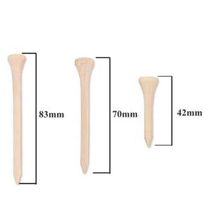 Pochette de rangement personnalisée pour tees de golf en bois de bambou - Product Image 2