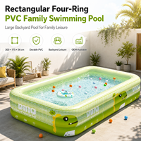 Piscine gonflable, piscine gonflable pour enfants, piscines extérieures, piscine gonflable épaissie multi-tailles pour jardin