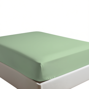 Drap-housse 100% coton vert italien Queen 160x200cm - Product Image 3