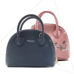 fashion side bag ziplock custom pu leather women's tote shoulder bags suppliers purse and handbags 3020