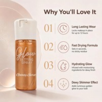 Spray Fixateur de Maquillage Effet Lumière OEM/ODM, Fini Rosé Scintillant, Tenue Longue Durée Toute la Journée, Spray Fixateur Visage – Meilleure Vente