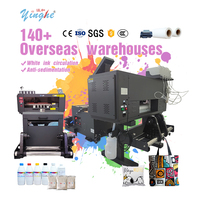 Nueva Impresora DTF Yinghe Económica para Camisetas, Directo a Película XP600 Mini A3 de 13 Pulgadas, Juego Completo con Agitador y Secador, Impresora DTP con 1 Año de Garantía