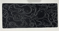 Tapis de souris en caoutchouc de haute qualité avec un magnifique paysage de style chinois à l'encre de soie ; un accessoire d'ordinateur élégant et adapté