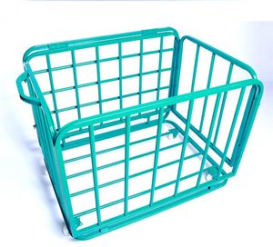 Sport all'aperto campo all'ingrosso ruote in metallo Multi contenitore cesto portaoggetti pieghevole calcio gabbia Basket palla carrello - Product Image 4