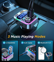 JOYROOM-Chargeur de voiture sans fil pour voiture, 48w Pd Type C, chargeur rapide, adaptateur bluetooth, émetteur fm