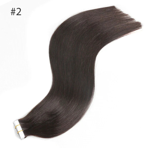 Extensioni per <span class=keywords><strong>capelli</strong></span> <span class=keywords><strong>veri</strong></span> con nastro biadesivo, nere, 24 pollici, per <span class=keywords><strong>extension</strong></span> a nastro Skin Weft, 20 pezzi, 50 grammi, colore nero intenso - Product Image 3