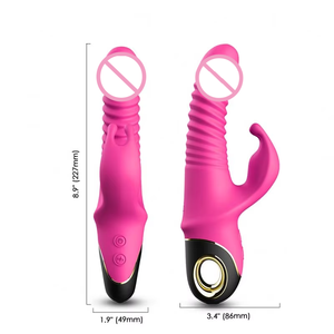 Vibratore di coniglio da donna per adulti giocattoli sessuali per donne clitoride G-Spot stimolatore strumento di masturbazione - Product Image 4