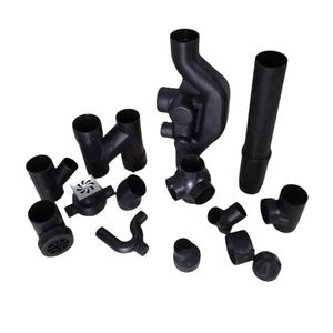 Accesorios de tubería de HDPE Drenaje de techo sifónico P S H U trampa con limpieza Aqthm sovent Tee Hopper PN6 SDR21 - Product Image 1