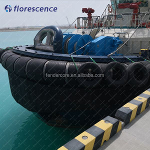 אביזרי פנדרים בהתאמה אישית, פנדר גומי ימי בצורת גליל, פנדרים מגומי לספינת גרירה עם שרשרת להגנה על הספינה - Product Image 4