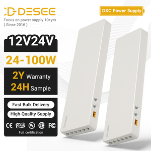 Fuente de Alimentación LED Ultrafina Serie DESEE DXC, 12V 24V 24W 36W 60W 100W, Certificación UL SAA CE FCC, Controlador LED SMPS - Product Image 1