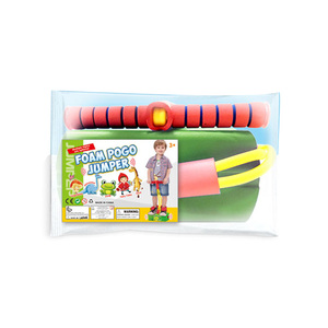 Attrezzature per esercizi per bambini in schiuma pogo jumper pogo stick giocattolo con divertente suono di spremitura giochi sportivi al coperto - Product Image 6
