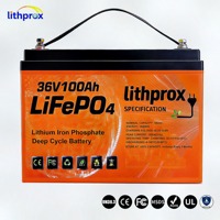 Batterie au lithium pour scooter 36V100AH 3.6KWh, lithium fer phosphate de qualité supérieure, conception durable, remplacement direct pour fauteuil roulant électrique