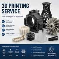 Layanan Pencetakan 3D Presisi Tinggi Kustom SLA FDM Logam Aluminium Baja Tahan Karat Resin Nilon Pencetakan 3D Prototipe Cepat