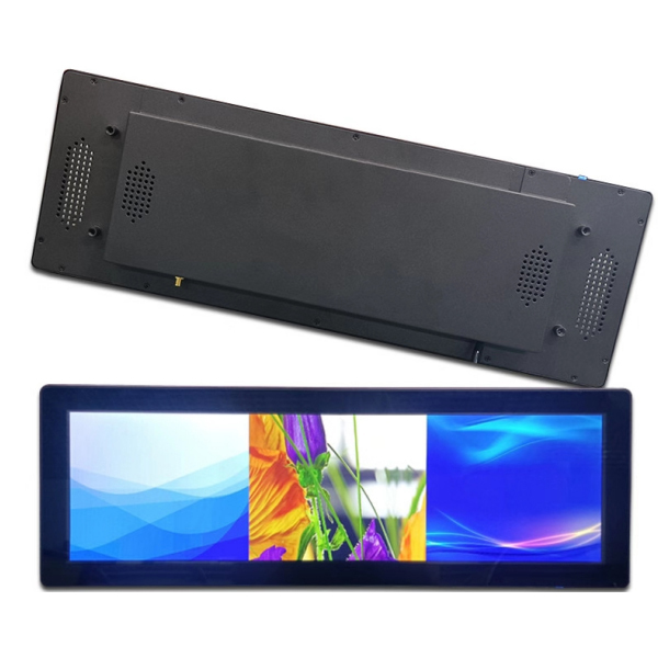 Shelf Edge Display 19.5 Inch ultra Wide Display Wall Mounted Stretch bar LCD Display
