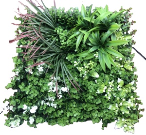 Manta de hierba verde para pared de plantas artificiales DIY duradera, decoración irreal para el hogar y el comercio, Material plástico con tipo de flor - Product Image 4