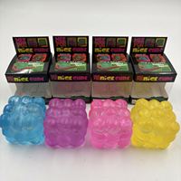 Jouet anti-stress en mousse PU super solide, cube à bulles, balle à presser douce avec rebond lent pour soulager l'agitation et l'ennui, à partir de 14 ans