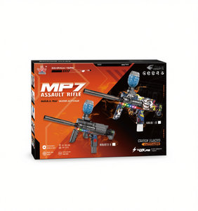 Pistola de Juguete Eléctrica Geos MP7, Rifle de Asalto, Activación por Agua, Plástico, Unisex, para Niños, Diversión Acuática al Aire Libre - Product Image 1