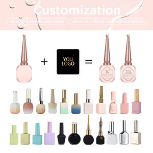 HS علامة خاصة Tpo مجاني يدوم طويلاً سريع الجفاف بدون مسح بالأشعة فوق البنفسجية شفافة أدى نقع الماس طلاء أظافر جل - Product Image 4