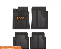 Tapis de Sol Universels pour Voiture Toutes Saisons en Caoutchouc, Protection Robuste