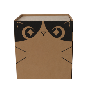 Cuccia per Gatti a 2 Livelli in Cartone Ondulato Personalizzabile e Resistente ai Graffi, Personalizzazione in Piccoli Lotti - Product Image 2