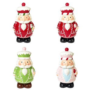 ภาชนะบรรจุอาหารเซรามิกเมลามีนสำหรับต<span class=keywords><strong>ก</strong></span>แต่งคริสมาสต์พร้อมฝาปิดภาชนะบรรจุอาหารความจุขนาดใหญ่ - Product Image 4