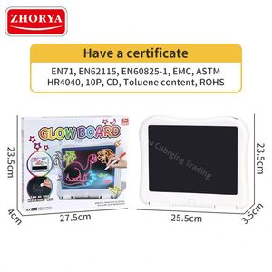 ของเล่นวาดรูป Zhorya สำหรับเด็ก กระดานวาดภาพเรืองแสง 3 มิติ แผ่นวาดภาพสำหรับเด็ก - Product Image 6