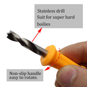 1 Set 4mm rostfreier Köder bohrer Pop-up Boilies Karpfen köder Corer Nadel Karpfen Angel werkzeug für See und Fluss - Product Image 3