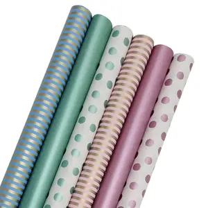 Pearlescent Wrapping Paper printed for gift box supplier