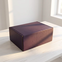 Boîtes rigides écologiques avec logo personnalisé, papier cartonné noir mat de luxe, emballage cadeau pour l'e-commerce