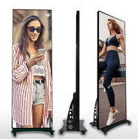 Écran LED d'affichage numérique intérieur HD P1.25 P1.53 P1.86 P2.5 sur pied pour la publicité, la location d'événements, les magasins et les centres commerciaux (Signalétique numérique)