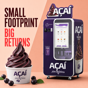 Distributeur automatique de crème glacée molle à l'açaï pour café, magasin, centre commercial et entreprise de desserts glacés - Product Image 1