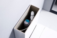 WC intelligent deux pièces avec chasse automatique, lavage à l'eau chaude, siège chauffant, télécommande, design allongé, à poser au sol, pour maison et hôtel