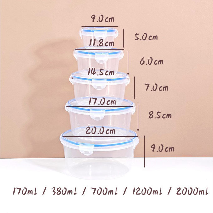 5-piece set (round style)