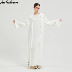 Aschulman <strong>2026</strong> Custom Latest Design <strong>Abaya</strong> New <strong>Model</strong> 2 Piece <strong>Abaya</strong> Women Muslim Dress Women <strong>Abaya</strong> - Product Image 3