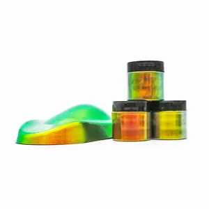 Meline wholesale aurora color shift chameleon pigment photochromic aurora rainbow pigment for slime